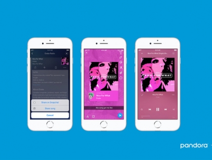 Pandora объединяются со Snapchat для облегченного поиска музыки