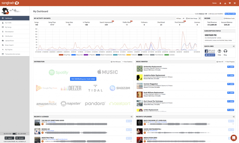 Songtradr запускает сервис дистрибуции для музыкального лицензирования с мощной базой данных