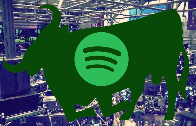 Курс покупки акций Spotify превысил $200
