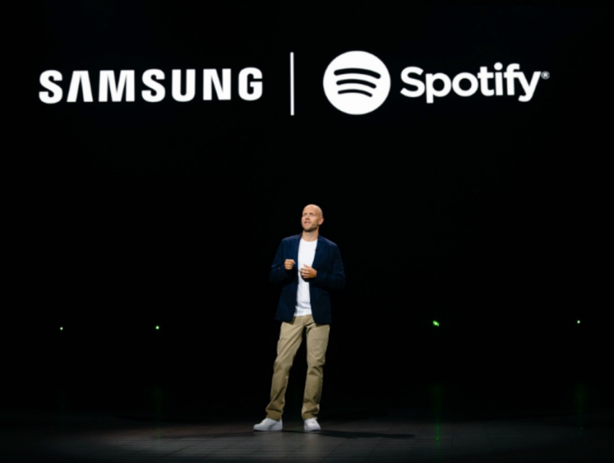 Spotify стал официальным музыкальным партнером Samsung