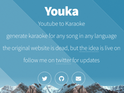 Youka Karaoke превращает (превращал) музыкальные клипы на YouTube в караоке