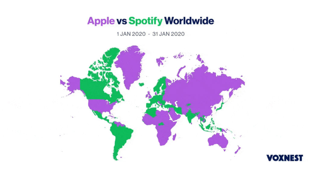 Спотифай ком страна. Apple vs Spotify World Map. Countries with Spotify Map.