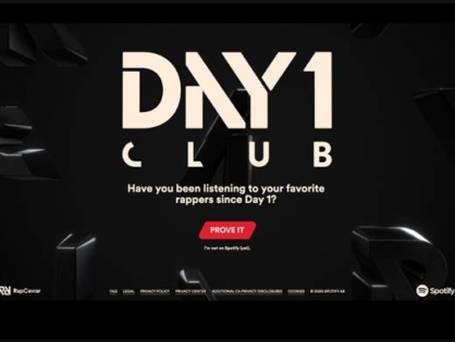 Spotify запустили «Day 1 Club» - сайт для своего плейлиста RapCaviar
