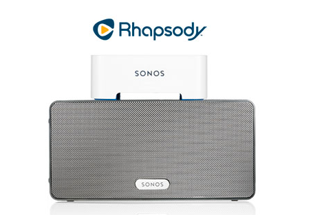 Rhapsody International объявили о партнерстве с Sonos
