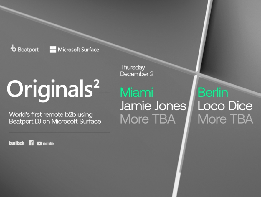 Beatport и Microsoft объединились для проведения кампании «Originals2»