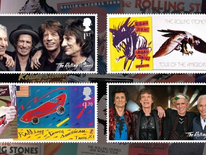 Rolling Stones появились на марках Королевской почты