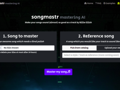 Songmastr запускают ИИ-мастеринг на основе референсов