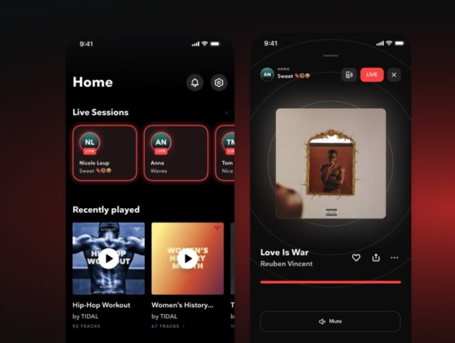 Tidal переименовали свою функцию «DJ» в «Live» в преддверии официального запуска