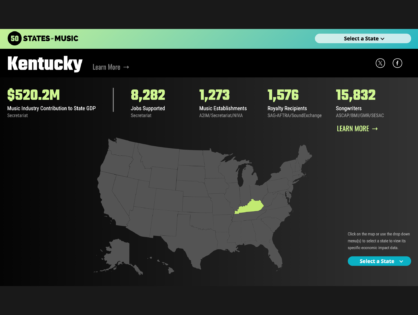Отчет об экономическом влиянии США «50 штатов музыки» получает обновление